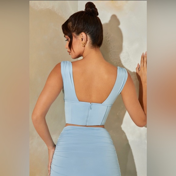 NWT Corset top in light blue - Picture 2 of 3